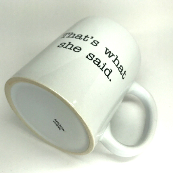 New 'That's What She Said' Coffee Mug - Michael Scott, The Office NBC - Picture 4 of 5